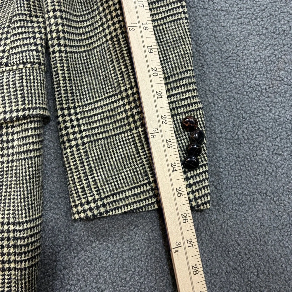 Brooks Brothers Sport Coat Mens 40R Tan Glen Plaid 100% Wool Two Button Blazer
